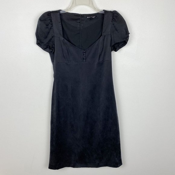 Betsey Johnson Dresses & Skirts - VTG Betsey Johnson Puff Sleeve Punk 80s Dress 4 S